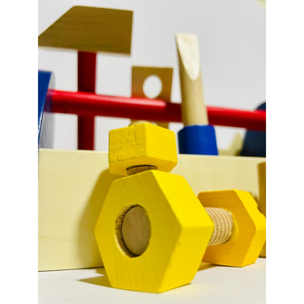 Wooden Tool Box β Kids Safe & Educational Tool Set