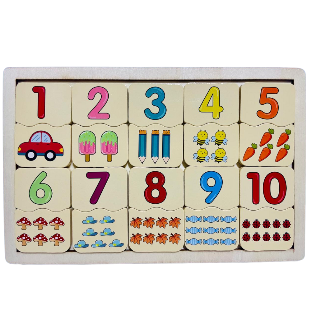 Wooden Board Math Learning Building Blocks Educational Toys