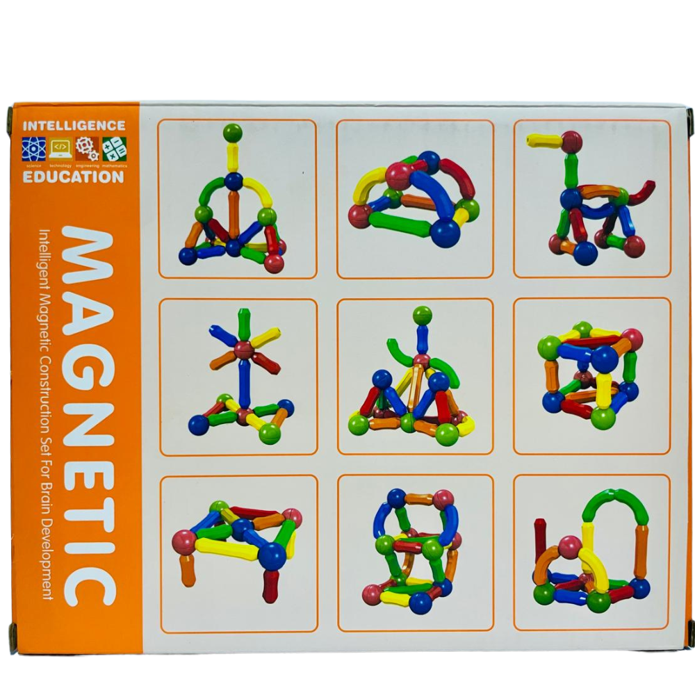 Magnetic Construction Set – 36-Piece Creative Builder Kit