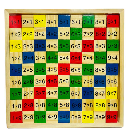 Wooden Counting Table – Flip & Learn Math Board