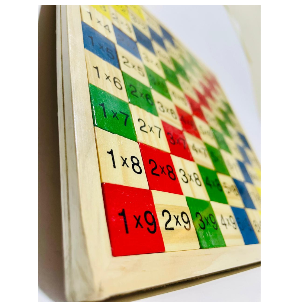 Wooden Counting Table – Flip & Learn Math Board
