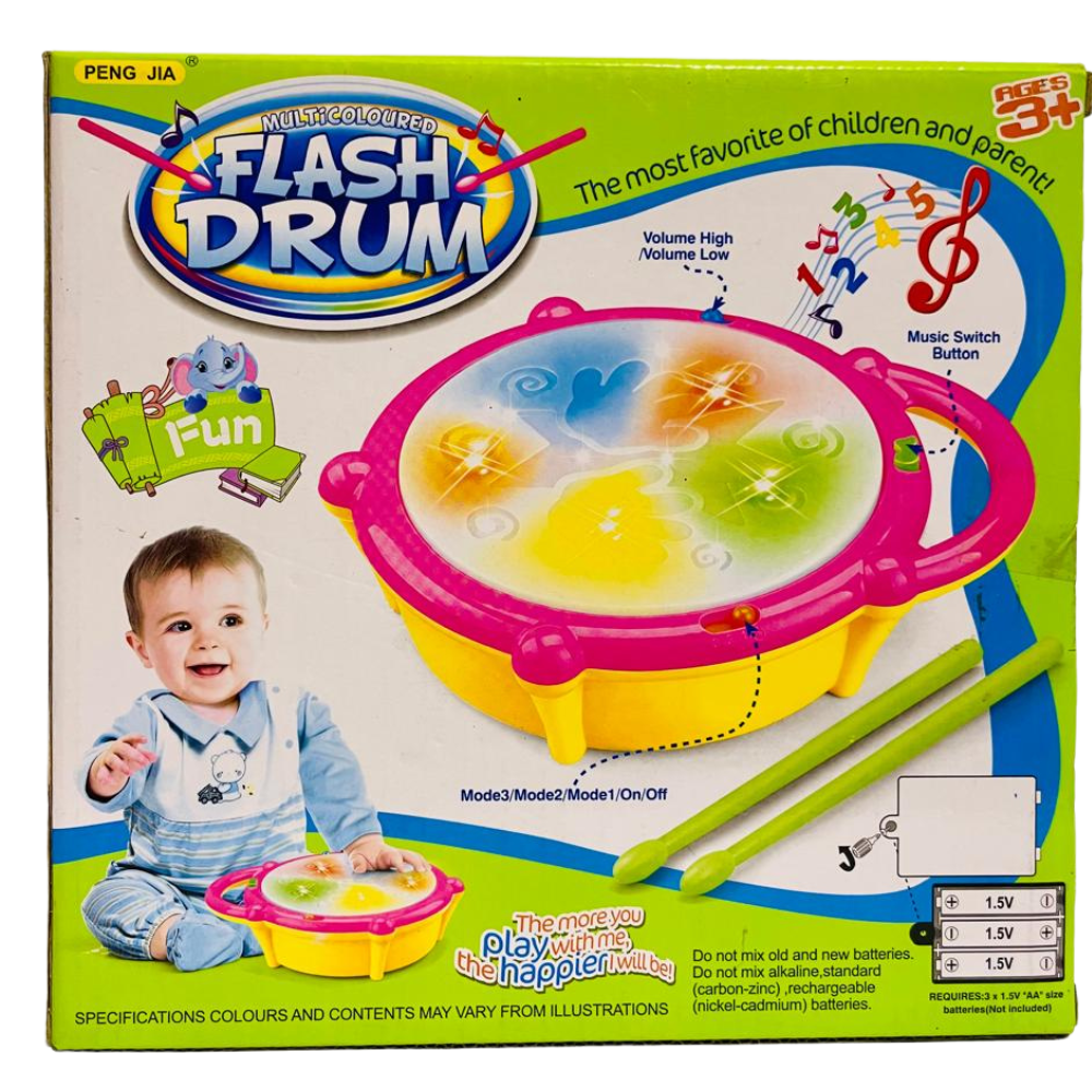 Flash Drum Toy – Lights, Beats & Music
