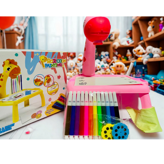 Giraffe Projection Painting Table Small with Music