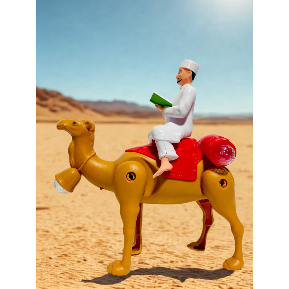 Walking Camel with Rider – Light-Up & Sound Toy