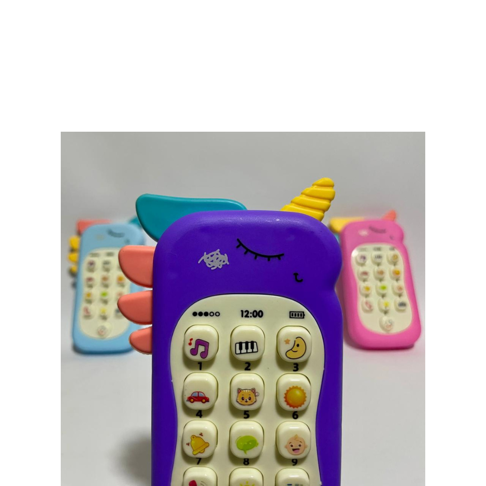 Unicorn Kids Puzzle Mobile Phone – Teether & Light Sound Toy