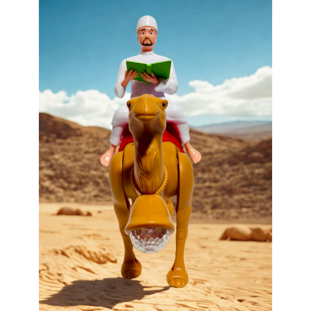 Walking Camel with Rider – Light-Up & Sound Toy