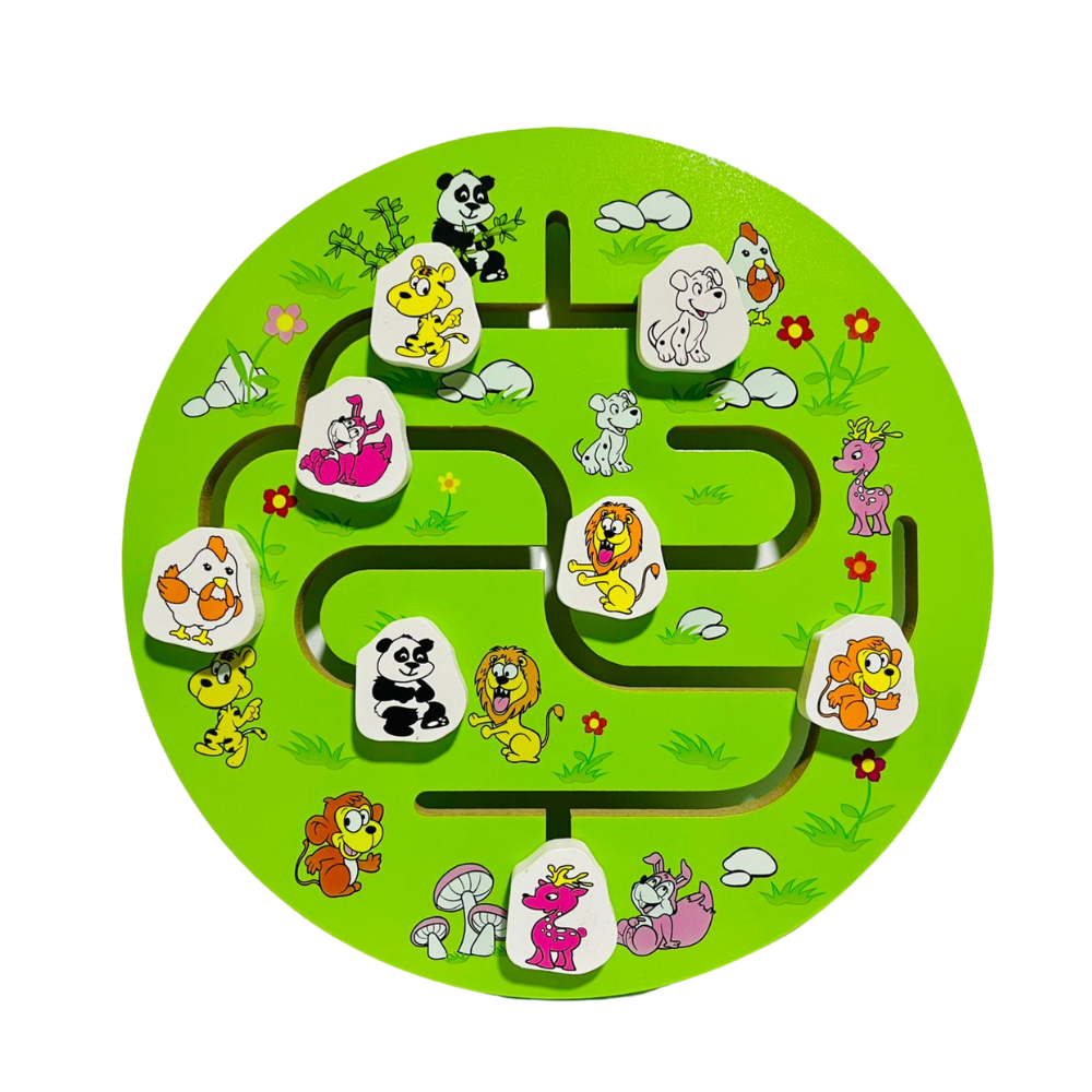 Wooden Animal Maze – Educational & Logical Play Toy