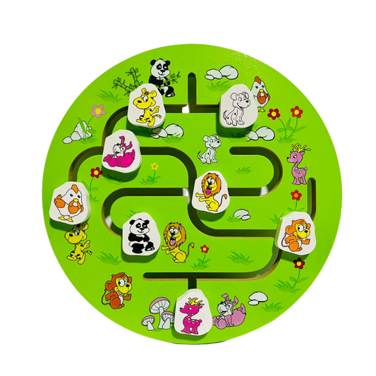 Wooden Animal Maze – Educational & Logical Play Toy