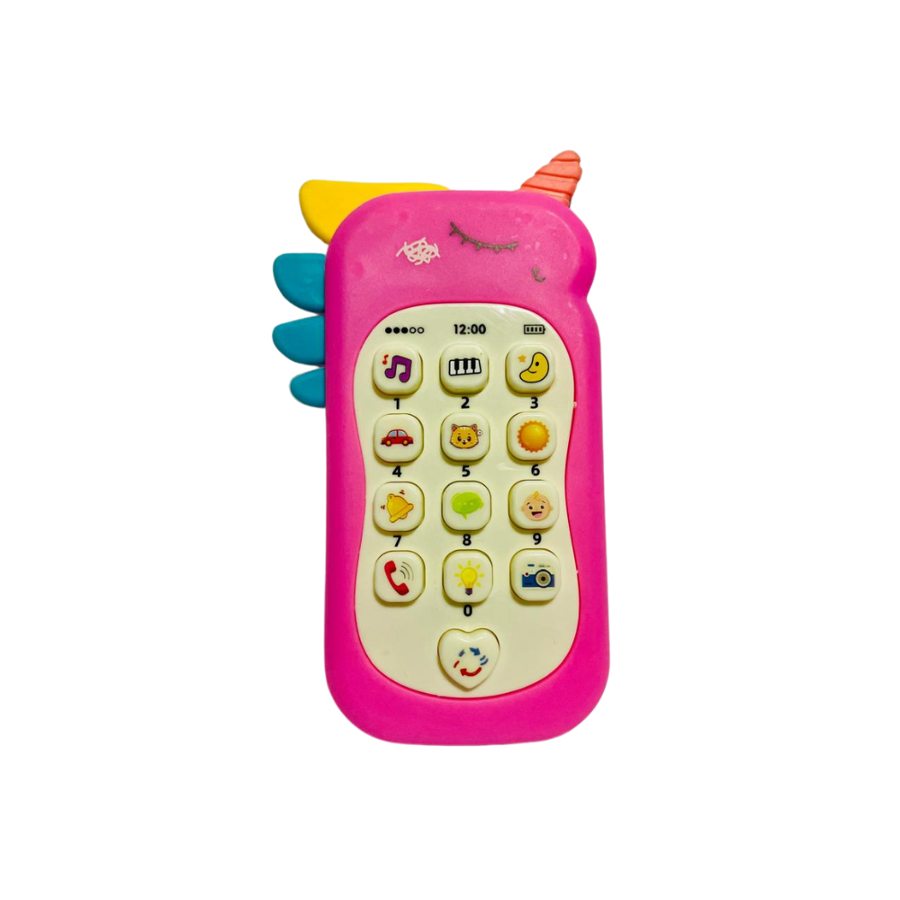 Unicorn Kids Puzzle Mobile Phone – Teether & Light Sound Toy